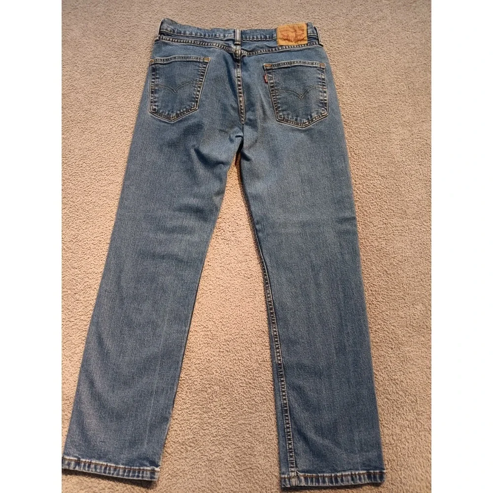 Levi's 514 Straight Fit Men's W38 L30 Blue Medium Wash Denim Jeans